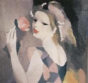 Marie Laurencin Female and rose oil painting picture wholesale